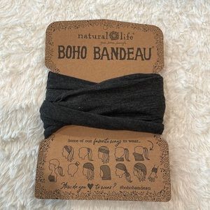 Natural Life Boho Bandeau Grey One size